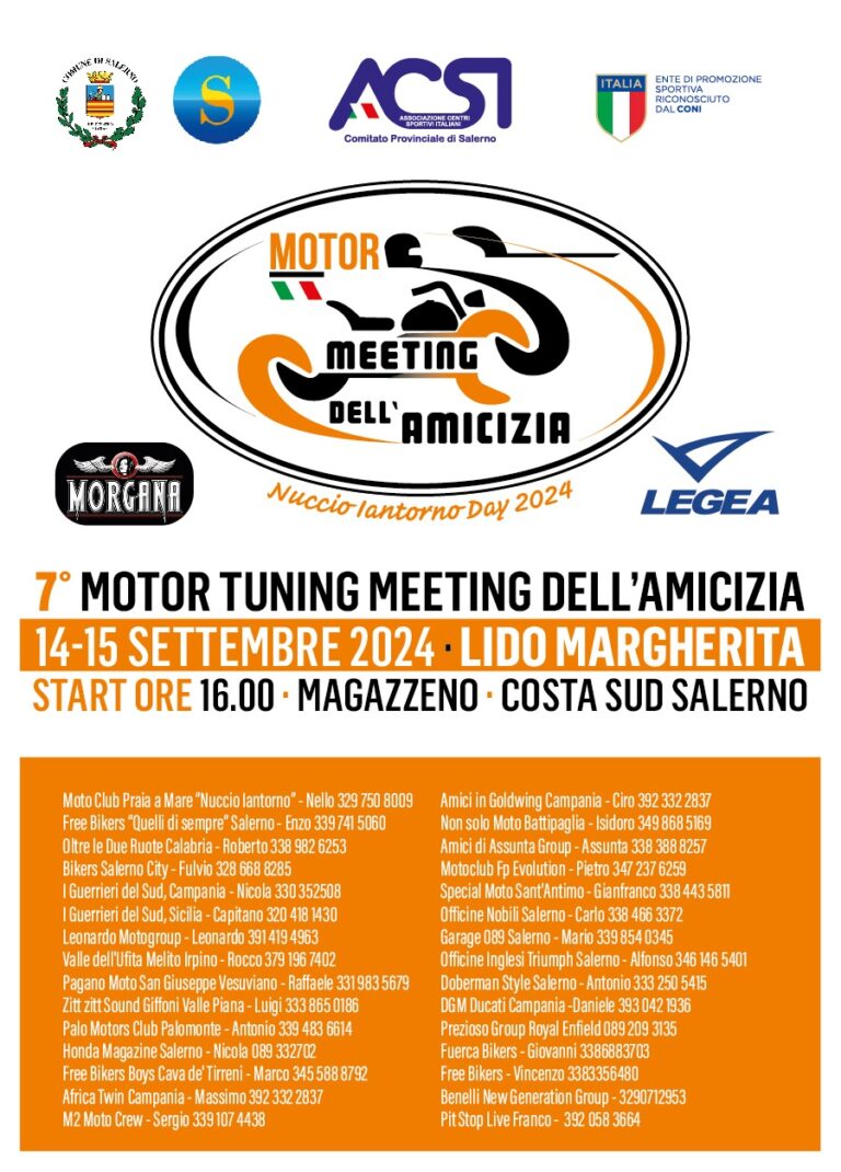 7° Motor Meeting dell'Amicizia_Locandina A