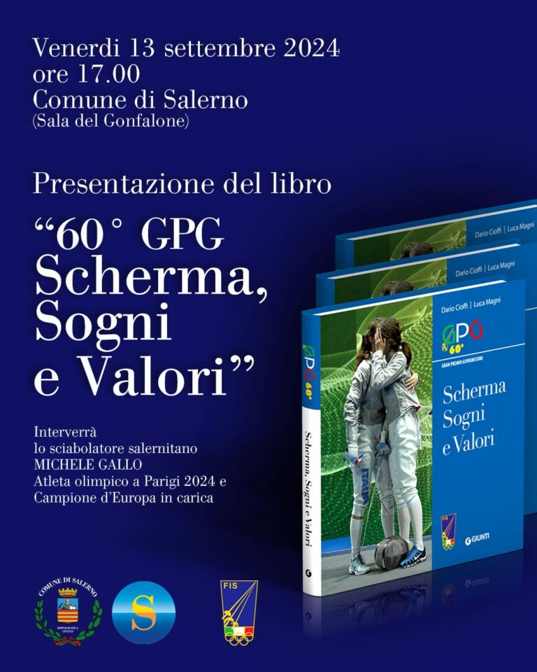 Presentazione del 13 settembre 2024 a Salerno - Locandina invito