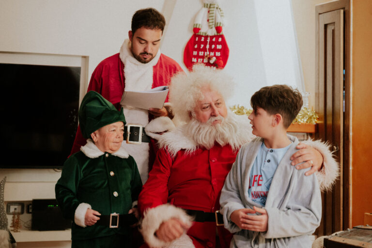 Dal set di Santa Claus 'Nzallanù 2.0
