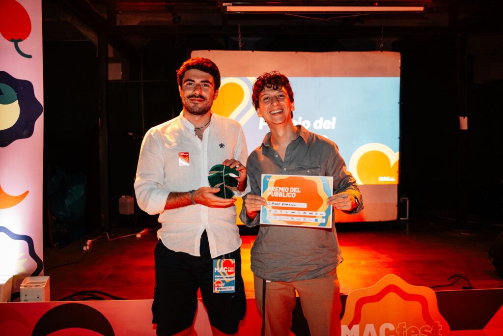 Simone Romano con Francesco Oreste