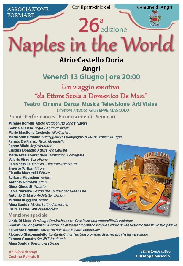 locandina Premio Naples in the World